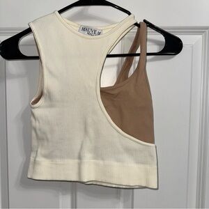 Mauve & Mallow crop top